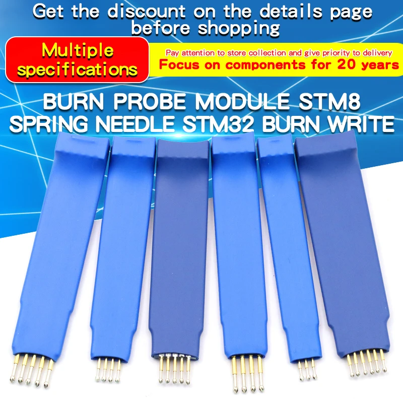 1PCS 2.54mm-4P Test Needle Spring Needle Programming Probe Support STC STM32 STM8 Module