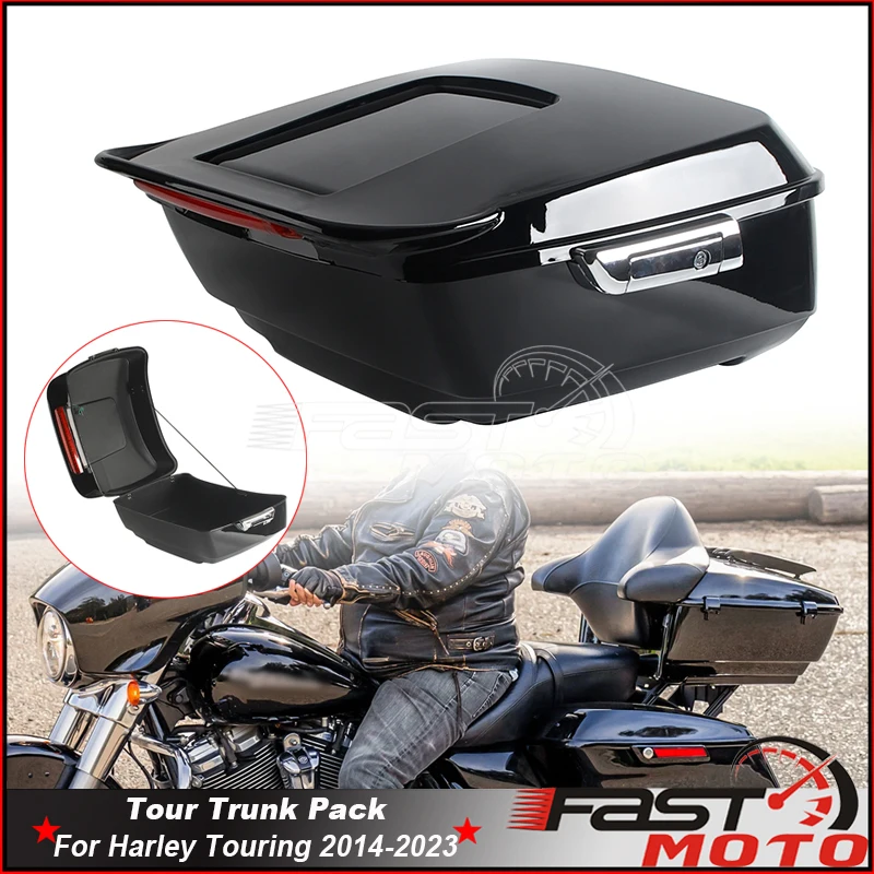 

Задний туристический кофр для мотоциклов Harley Touring Road King, Street Glide, Road Glide, Electra Glide, FLHT, FLHX, FLHXS 2014-2023