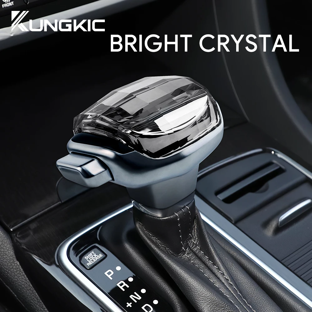 LDH Gear Shift Knob Crystal Cover for For Kia K3 Oprius KX3 Seltos KX5 Carens Sportage K4 Sportage R Sorento Handles Stick Head