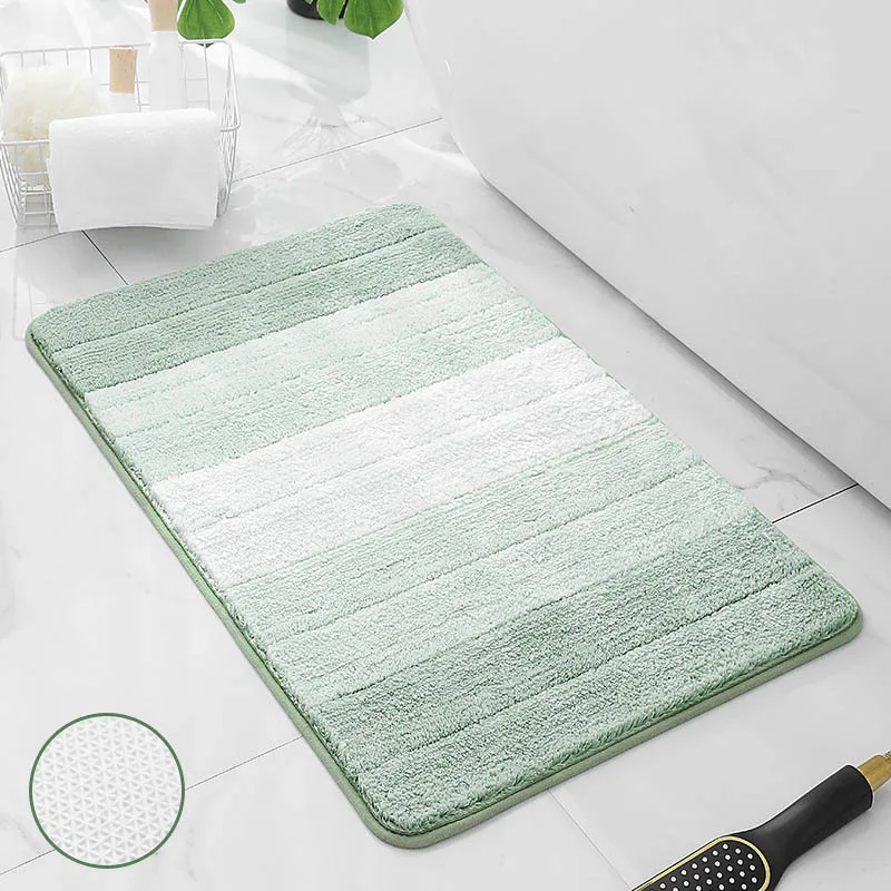 Bath Mat Bathroom Mats Anti Slip Bathroom Rugs Home Super Absorbent Microfiber Foot Mat Entrance Door Mat Floor Kitchen Doormat