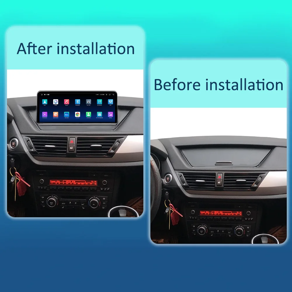 BONROAD اللاسلكية Carplay أندرويد السيارات راديو السيارة أندرويد 14 لسيارات BMW X1 E84 شاشة تعمل باللمس الكاميرا الخلفية لتحديد المواقع مشغل وسائط متعددة #3