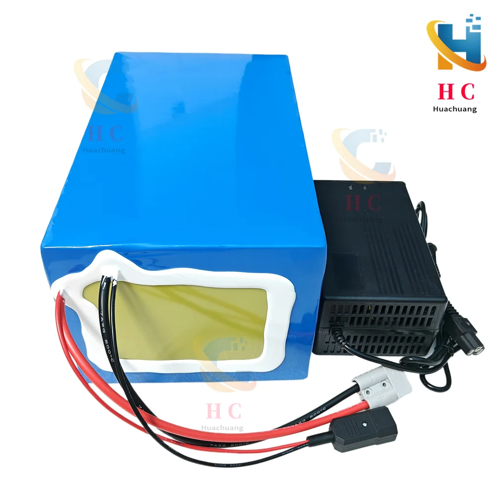 72v 50Ah lithium ion with Bluetooth APP BMS for 5000W 10KW bicycle scooter bike Motorcycle Forklift Crane truck +10A charger