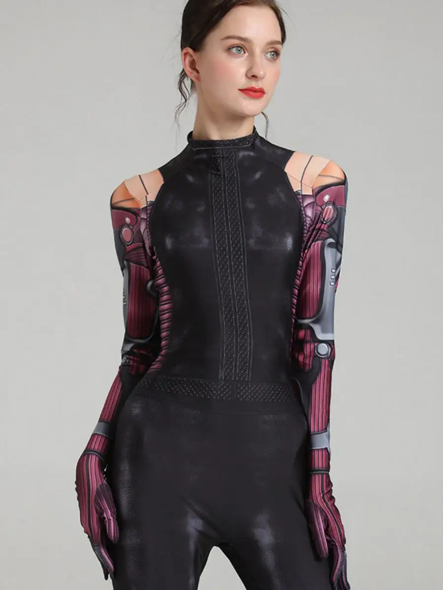 التغطية الكاملة بدلة الجسم معركة الملاك تأثيري حلي مادة القطن أداء الكبار الملابس أنيمي Sle أريتا القتال الملاك