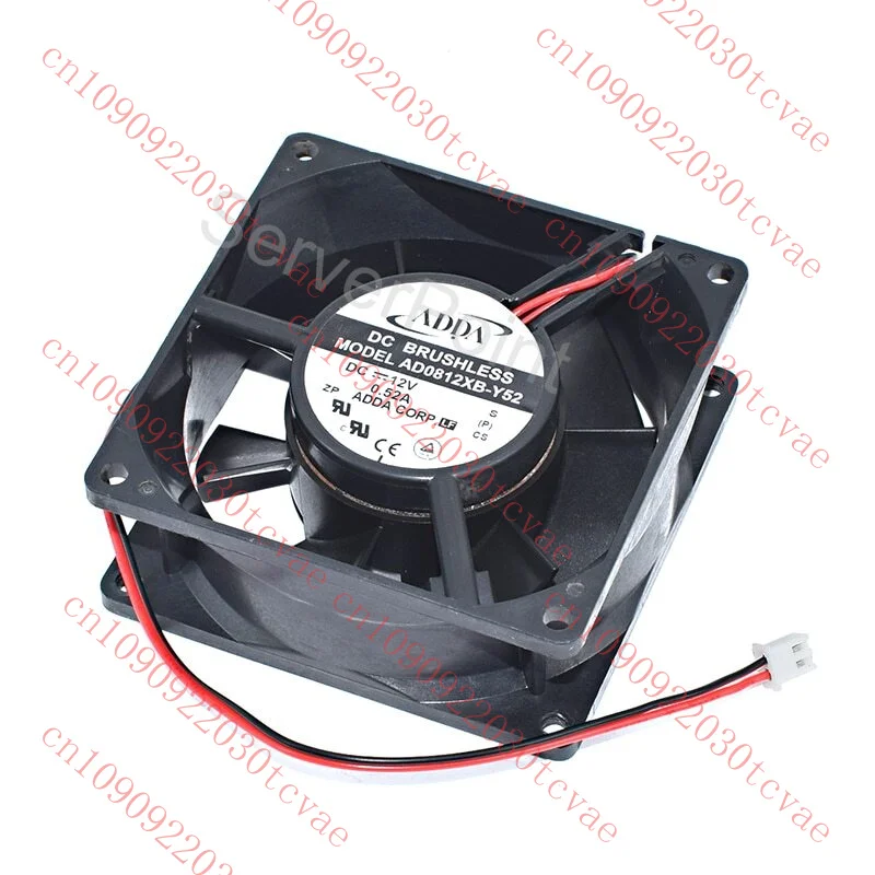 

Genuine New AD0812XB-Y52 DC12V 0.52A 80*80*32mm 2-Pin Square Cooling Fan