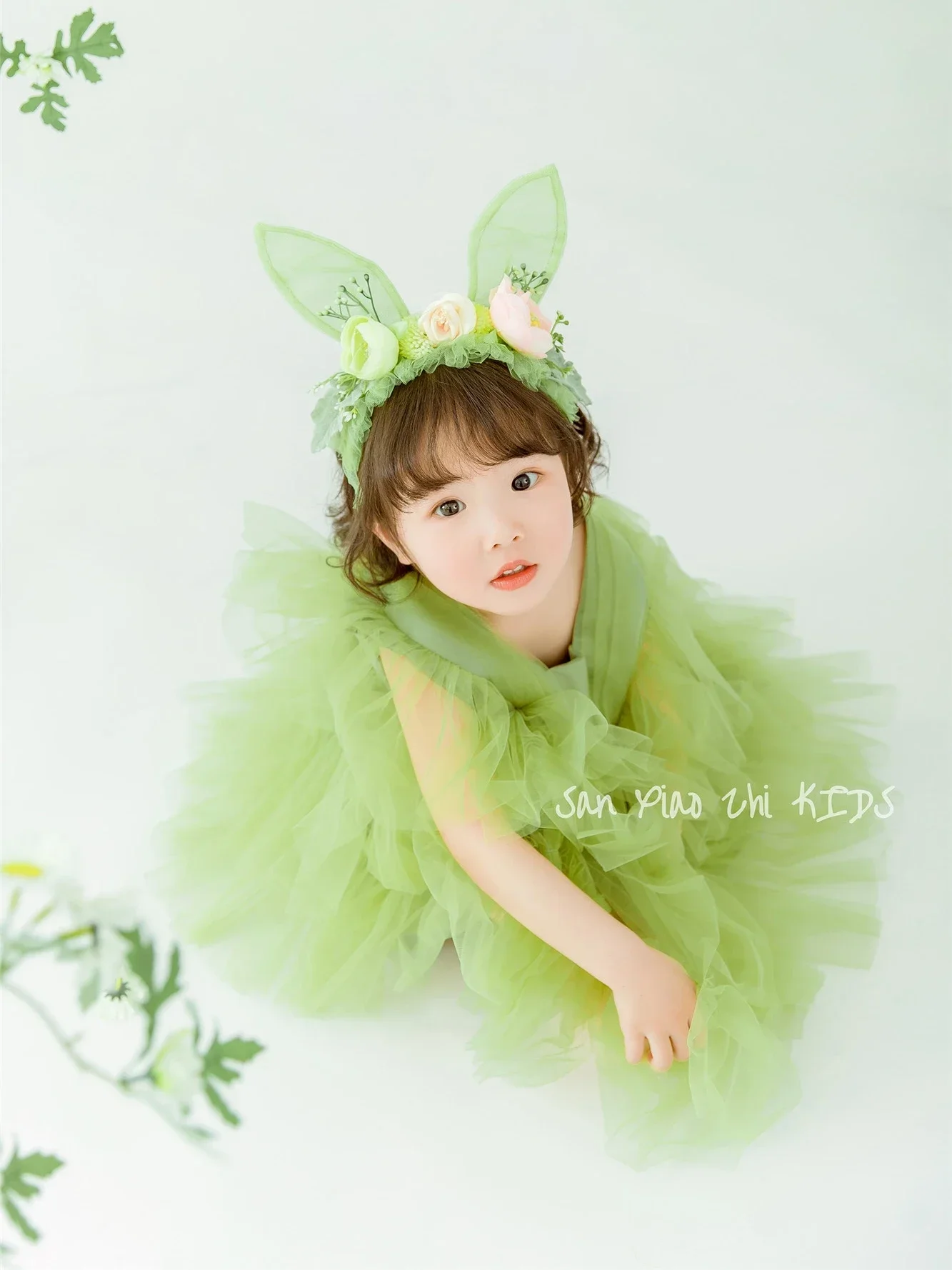 Children's photography themed clothing, Mori series outdoor dress, one year old baby photo, Wizard of Oz princess dress