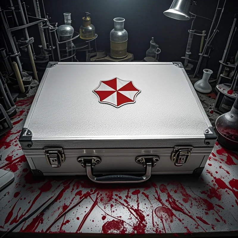 Umbrella company biochemistry suitcase Cosplay Villainous Item Prop Replica