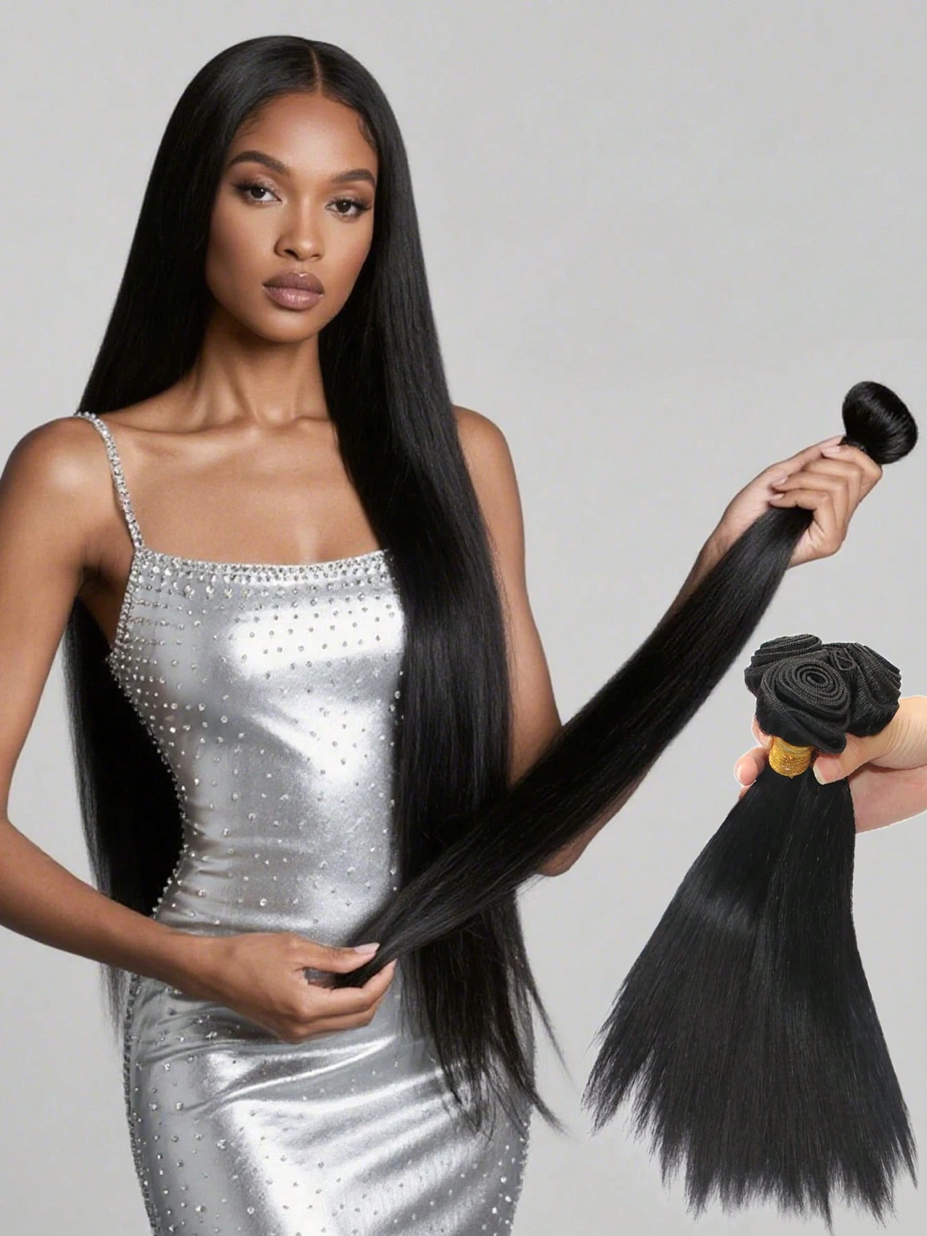 12A Bone Straight Bundles 28 30 32 Inch 3 Bundles Human Hair Bundle Unprocessed Brazilian Virgin Hair 24 26 28 30 Inch 4 Bundles Human Hair Extensions For Women Natural Color Designed specifically for black women