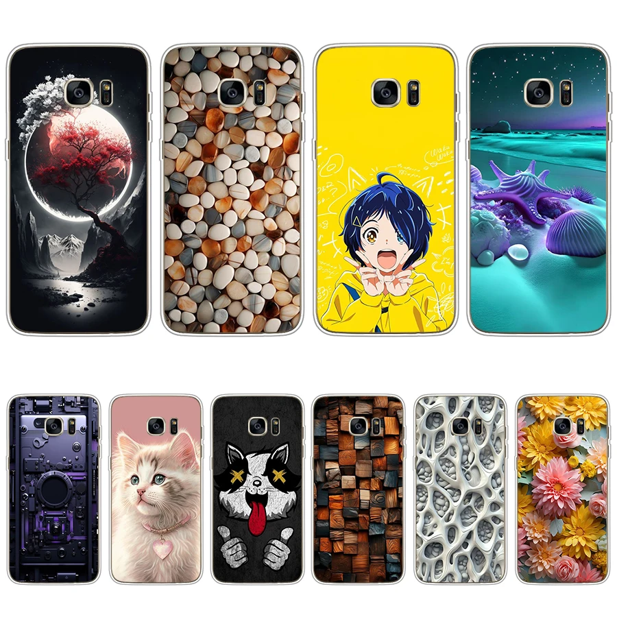 S4 colorful song Soft Silicone Tpu Cover phone Case for Samsung Galaxy Note5/7/FE