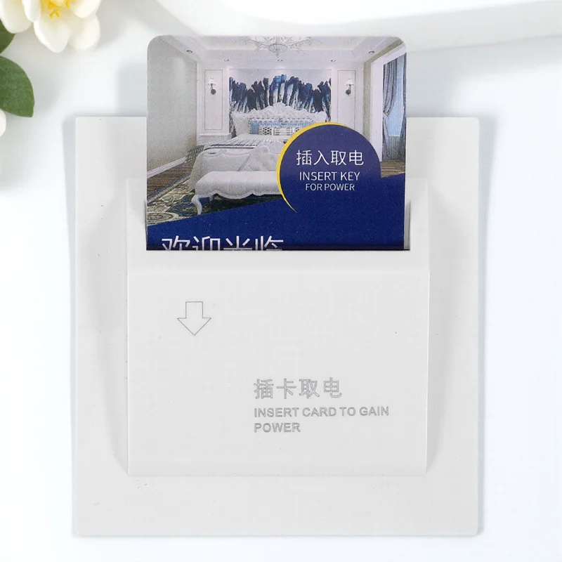 40A Switch Power Control Panel with Pc Material for Room and Safe Delay Supply House Wall Reader