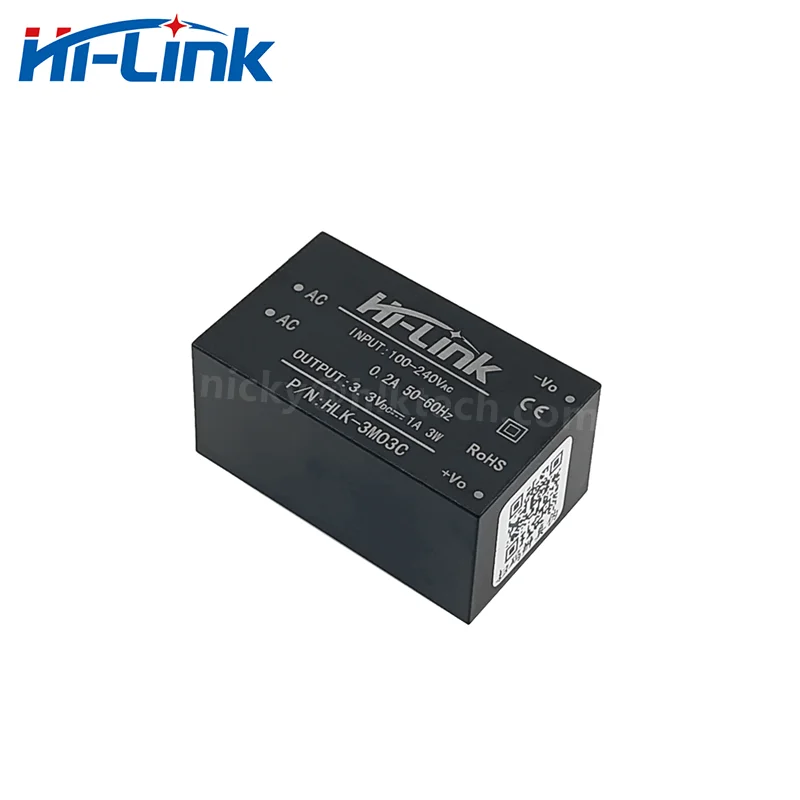 Hi-Link New AC to DC isolated converter HLK-3M03C with EMC circuit 220V/110V to 3.3V 1000mA switching power supply module