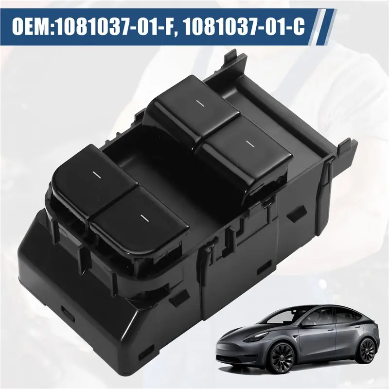 ABIB -1081037-01-F 1081037-01-C For Tesla Model 3 2016-2020 Power Window Switch Control Lock Lifter Glass Button