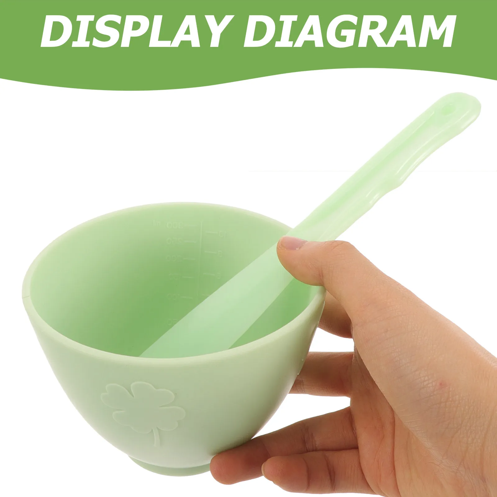 

Набор для смешивания масок для лица: чаша с защитой от проливания и палочкой для смешивания, идеальный инструмент для DIY-процедур красоты, подарок для нее