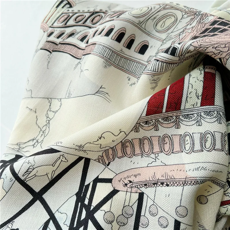 

Winter Large Scarf Double Faced Stole Pashmina Handmade Handrolled Shawls Hijab Women Head Neck Accessories Lover Gift