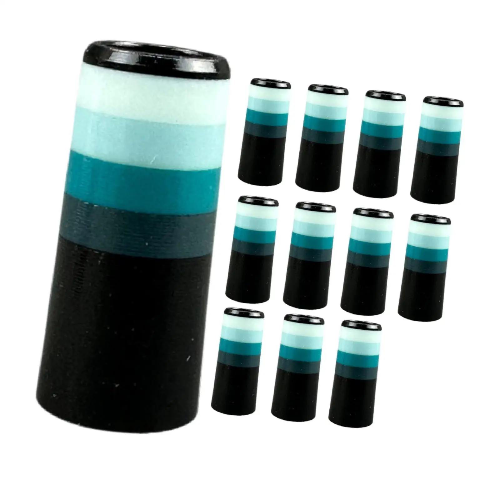 

12x Golf Iron Ferrules Golf Ferrules Stylish Repair Parts Gifts for Sand Wedge Taper Tip Adapter for Outdoor Course Adults