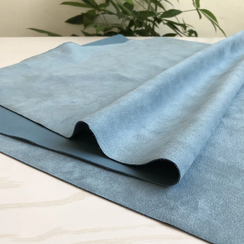 50x150cm Soft Suede Fabric Imitation Leather Thickened Suede Air Layer Fabric For DIY Sofa Chair Cover Pillowcase Bag Coat