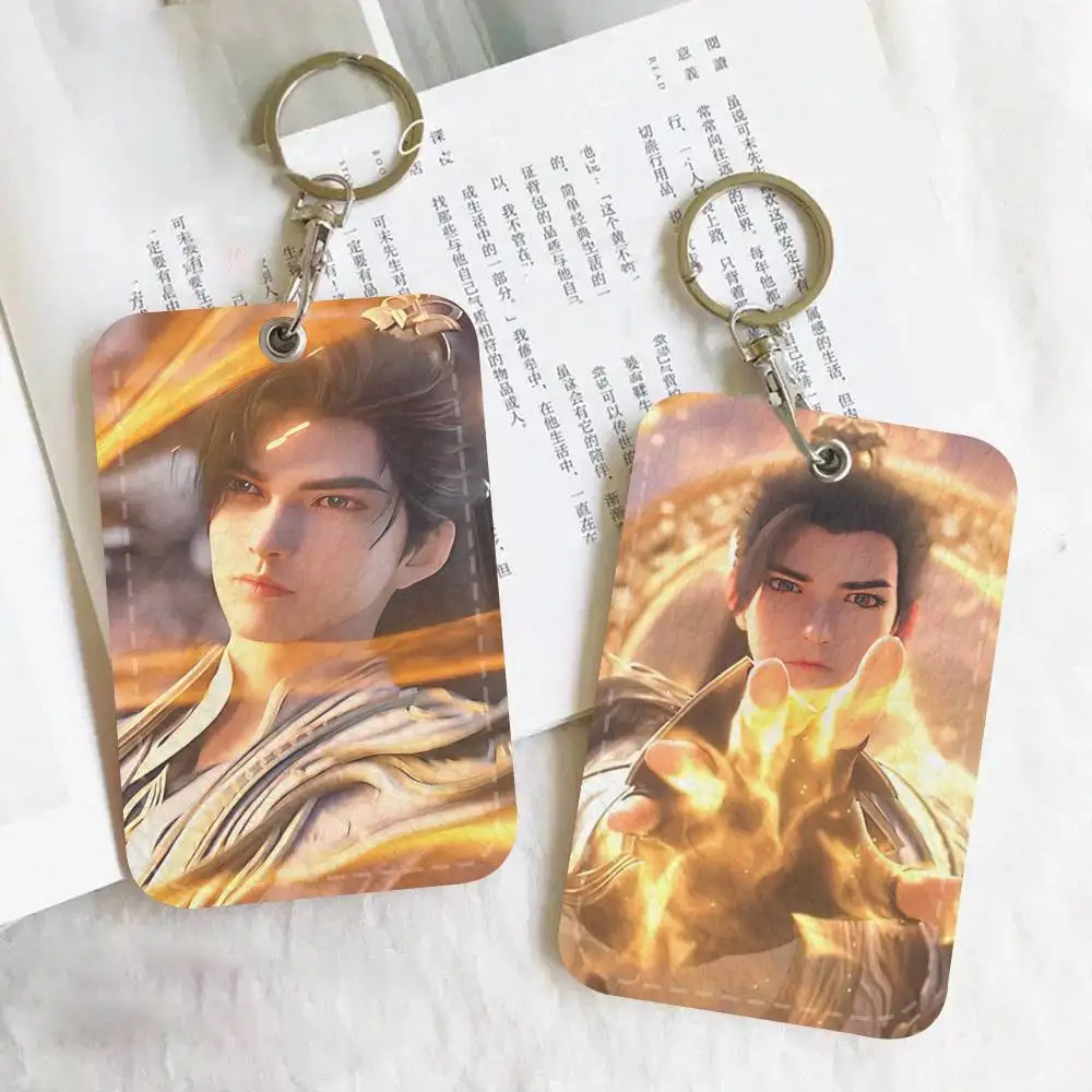 

1 шт. аниме-держатель для карт Perfect World Shi Hao, подходит для банковских карт, проездных на метро и автобус, кошельков, бейджей, брелоков