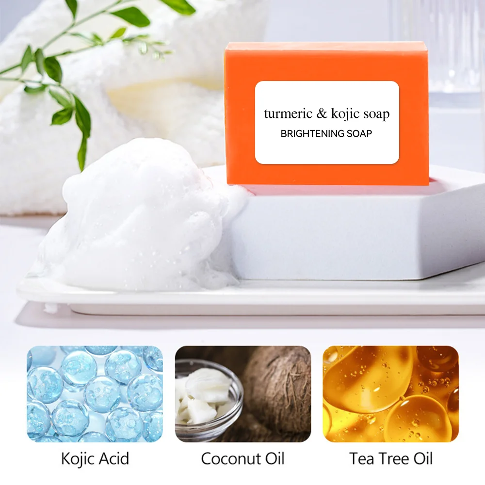 يُ معروف صابون حمض الكوجيك لخصائصها المضادة للتفتيح والمضادة للتصبغ والتي ينظف ويستعيد حيوية البشرة بلطفًا