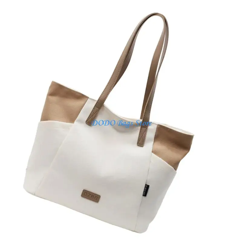 حقيبة كتف قماشية عملية وعصرية تحت الإبط للنساء اللاتي يبحثن عن الراحة والأناقة في روتينهن اليومي