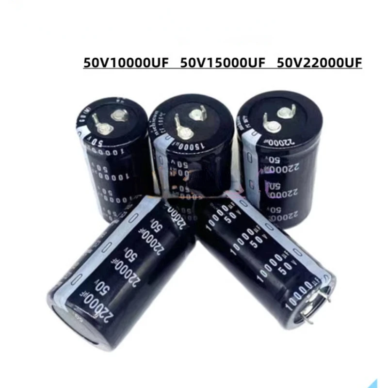 1PCS Brand new nichicon 50V10000UF electrolytic capacitor 50v15000uf 50V22000UF original capacitor 50v