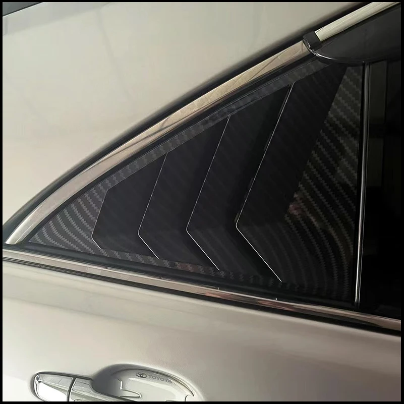 لتويوتا كامري 2006-2016 سيدان النافذة الخلفية ظلال أعمى كوة الإطار عتبة صب غطاء ملصق الكسوة اكسسوارات السيارات التصميم #6