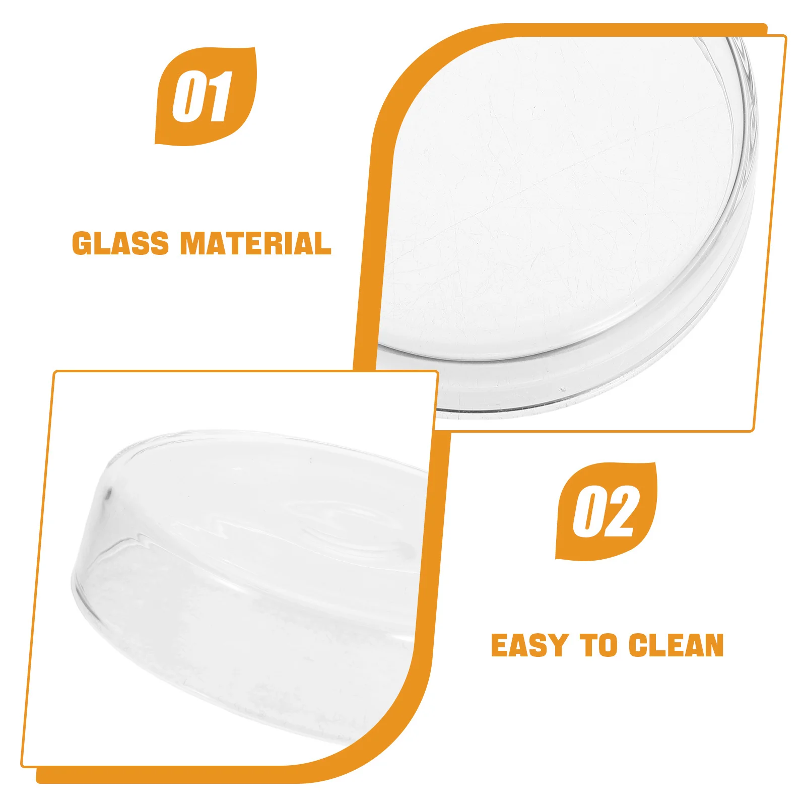 مدخنة زجاجية شفافة 8.5 سنتيمتر حامل إعصار شفاف غطاء غبار طفاية السلامة ديكور مطعم الزفاف