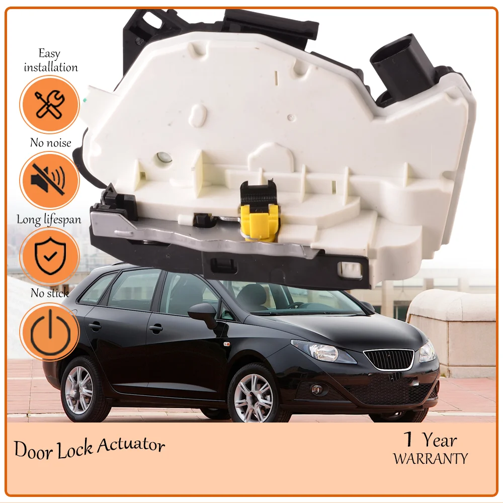 

Anti-Corrosive Rear Left Door Lock Latch, Suited to SEAT Ibiza IV ST 2008-2017,Rear Side Door Lock oem 6J0 839 015F,6J0 839 015K