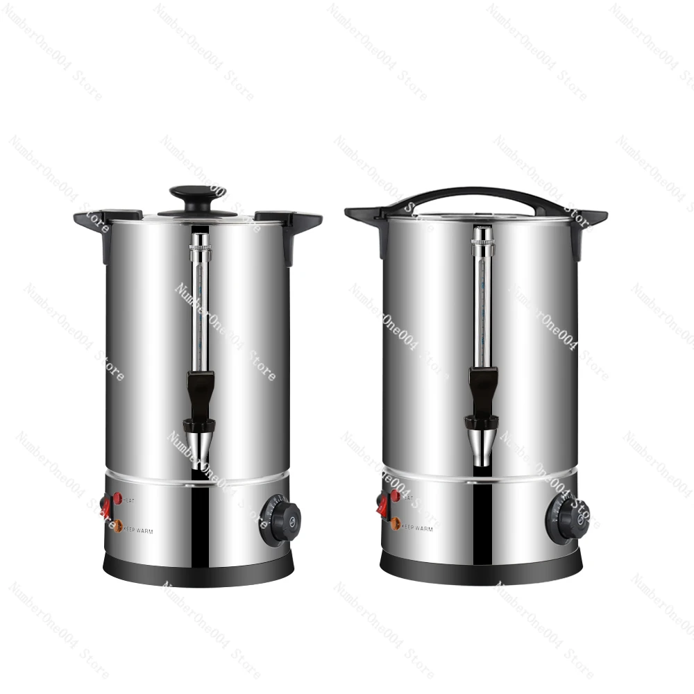 110V US Standard Commercial Double-layer 304 Stainless Steel Electric Heating Water Bucket Household Pluggable Heating Water