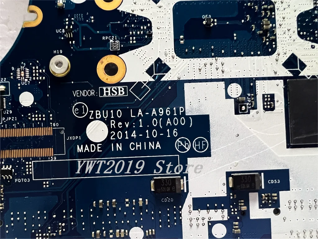 Original For Dell Latitude E7450 7450 Laptop Motherboard With i3 i5 i7 5th CPU ZBU10  LA-A961P 100% tested Free shipping