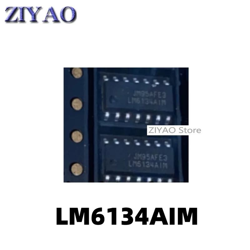 5PCS LM6134AIMX LM6134AIM LM6134 SOP14 input and output operational amplifier chip