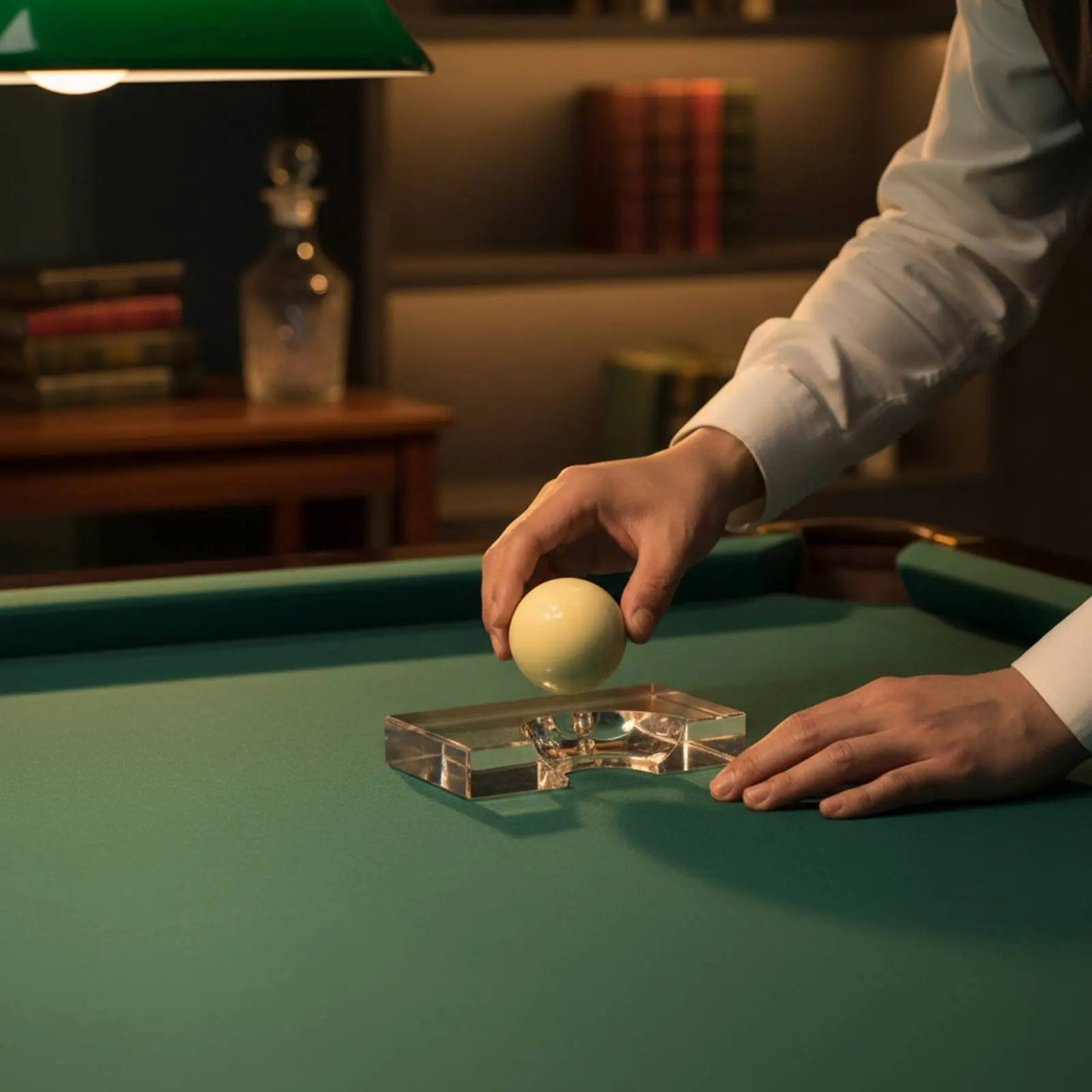 

Billiards Cue Sphere Professional Grade Cue Sphere Marker Transparent Lightweight & Portable for Tournaments