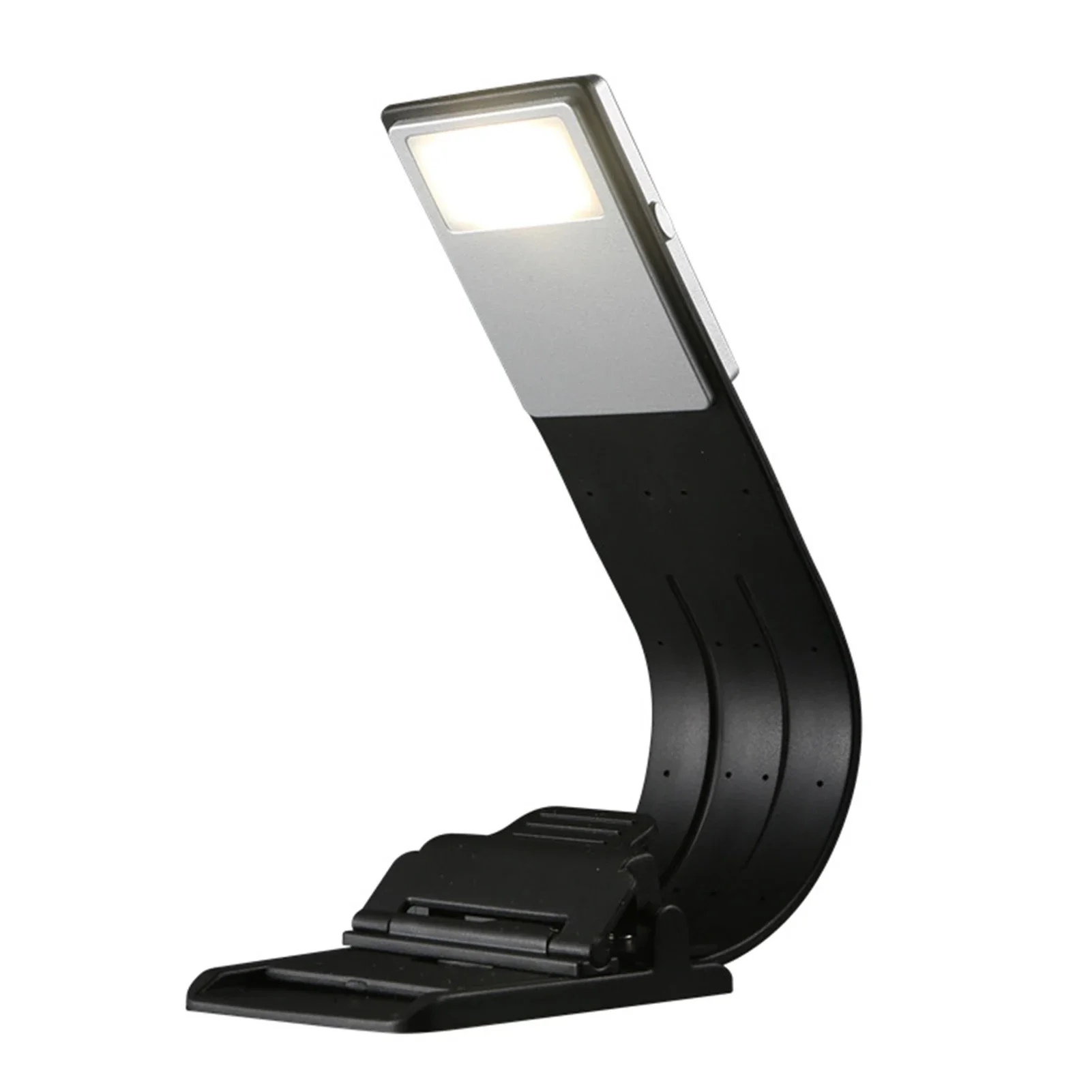 แบบพกพา LED อ่านหนังสือพร้อมคลิปแบบยืดหยุ่นที่ถอดออกได้ USB ชาร์จโคมไฟ 3 อุณหภูมิสีสําหรับ Kindle EBook Reader