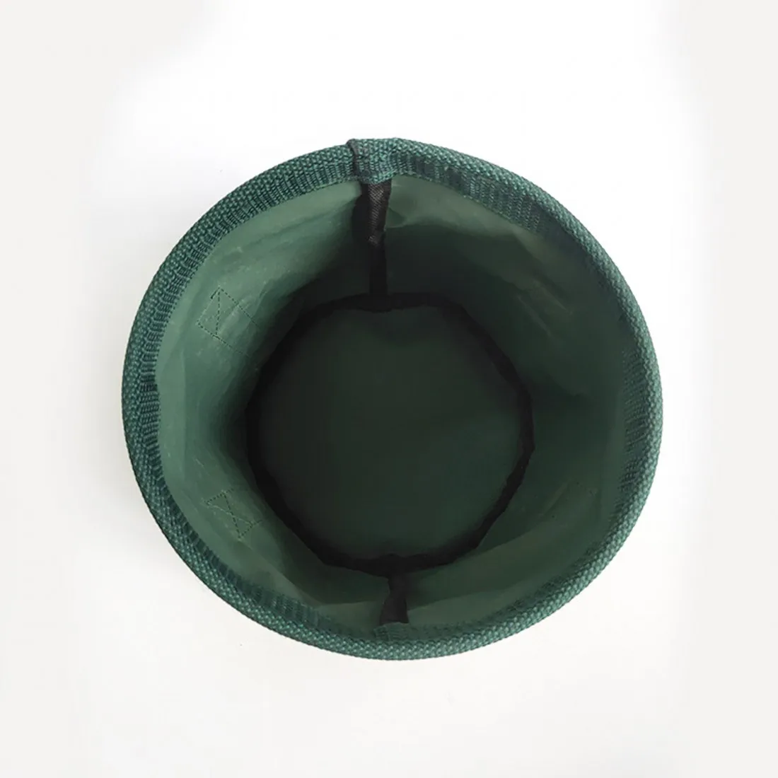 Large Capacity Contrast 2 Solid Colors Optional Oxford Cloth Side Pockets Around Round Bucket Garden Tool Holder Organizer Bags