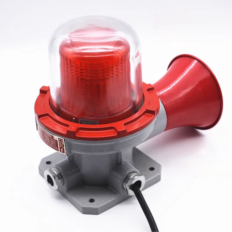 

Electric Siren Buzzer Speaker Explosion-Proof Sound Light Alarm Horn for Intrusion Marine Systems