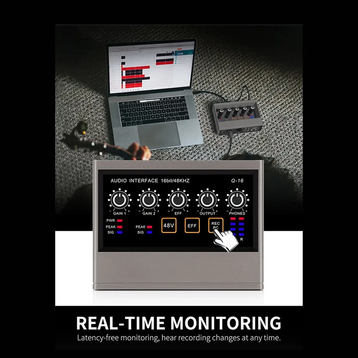 

Профессиональный аудиомикшер ABVB, USB-аудиоинтерфейс, звуковая карта, оборудование для диджеев, студийная запись, конвертер для электрогитары