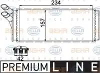 Store code: 8FH351311-421 interior heater radiator for PASSAT 9705 A4 A4 SUPERB