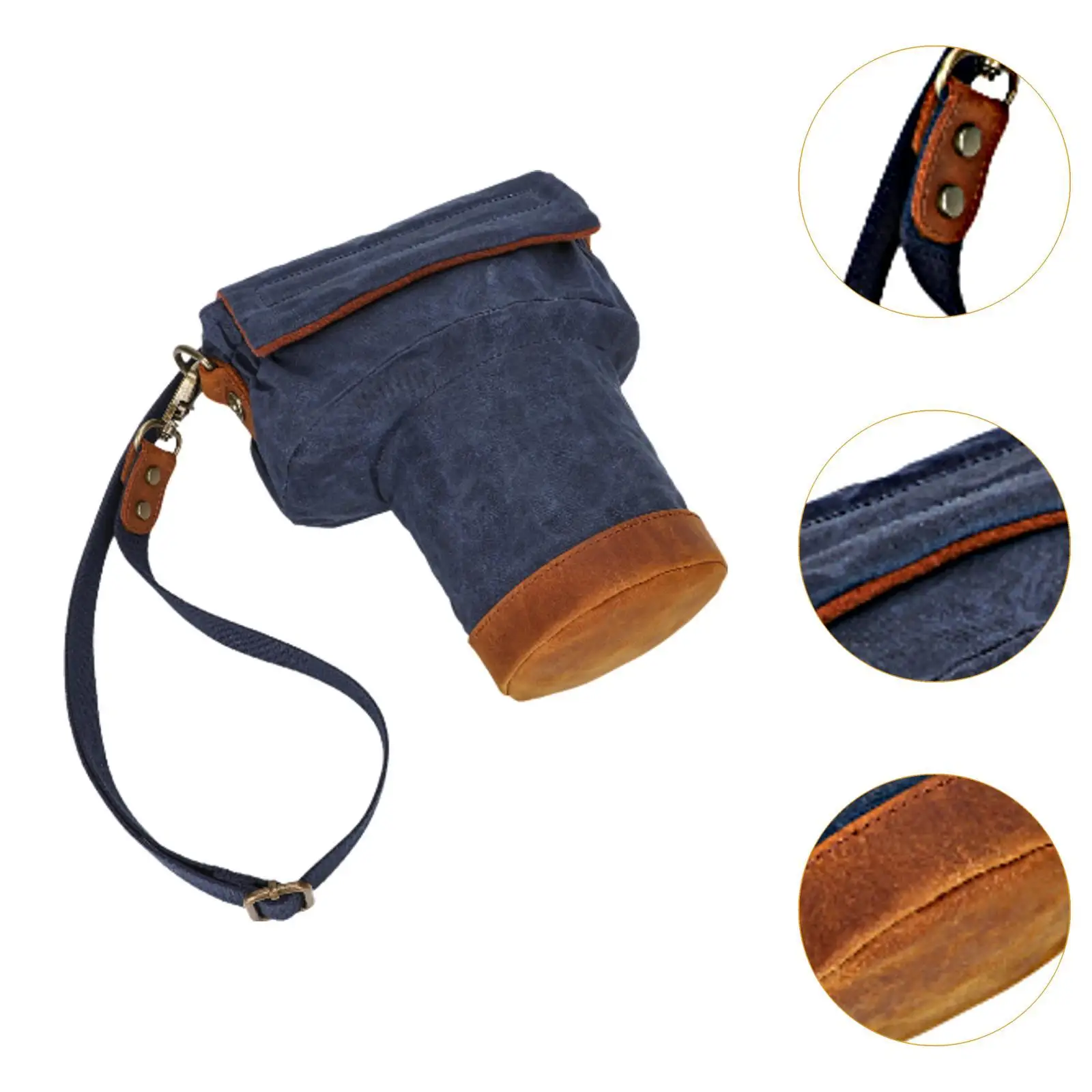 Многоразовая сумка через плечо для камеры с регулируемым ремнем для кемпинга, путешествий, взрослых