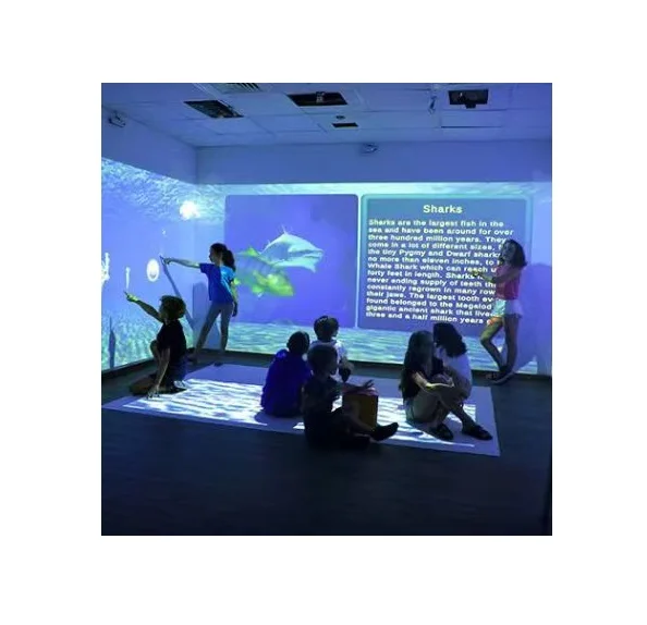

Full 360 Degree 3D Holographic Interactive Wall Projection Software Immersive Interactive Projection System