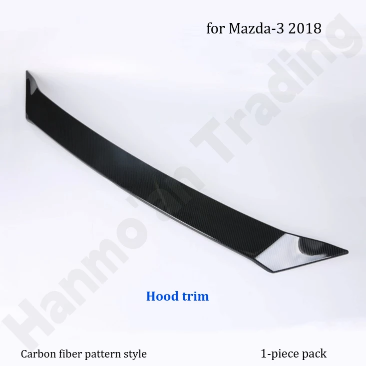 

for Mazda-3 2018 Instrument panel decorative strip/hood decorative strip/handle decorative sticker/modification accessories