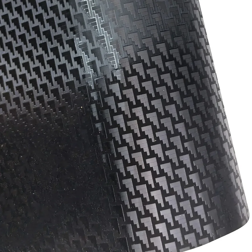 

50x30CM 152x10CM Carbon Fiber Vinyl Film 3D Effect High Gloss Motorcycle Body Stickers Forged Carbon Fiber