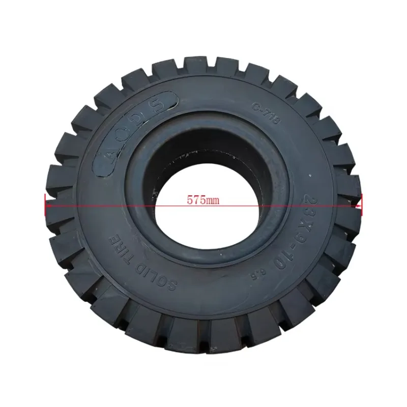 

Горячие продажи оптовых деталей для вилочных погрузчиков резиновая сплошная шина 23*9-10