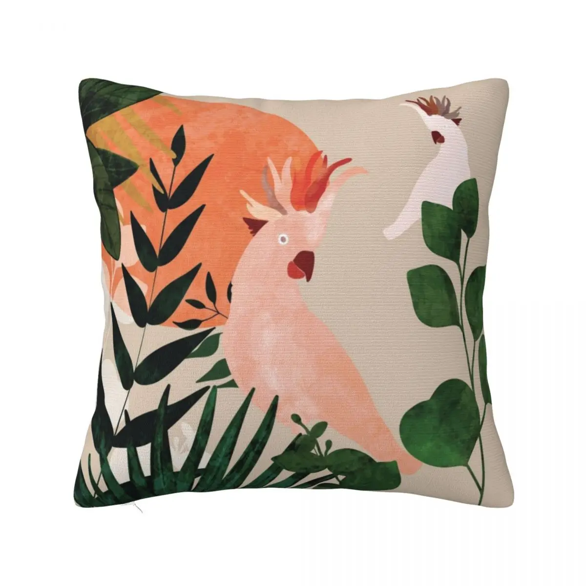 

Cockatoo jungle modern Throw Pillow Christmas Pillowcase Cushions For Sofa Throw Pillow Covers