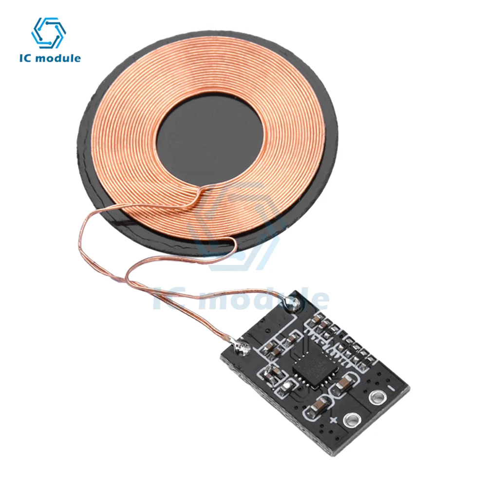 Lithium Battery Wireless Charging 3W/5W Wireless Charging Receiver Module Small Coil Wireless Charger Receiver Module Pcba Board