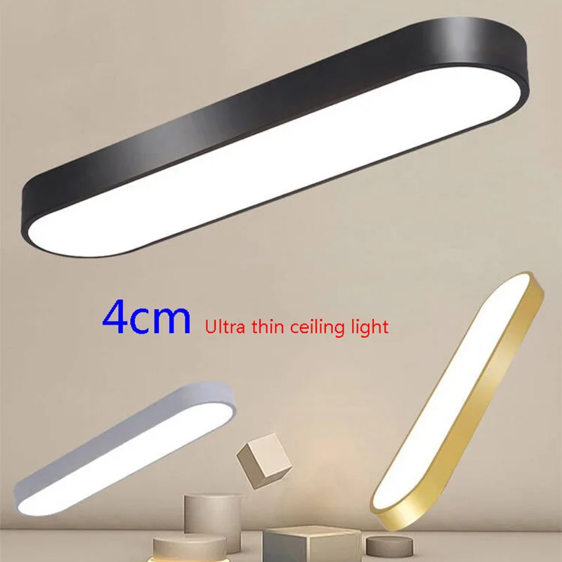 תאורת תקרה מודרנית בעלת נורת LED דקה במיוחד למרפסת, מסדרון, חדר שינה ועיצוב הבית, תאורת פנים למטבח ולמסעדה
