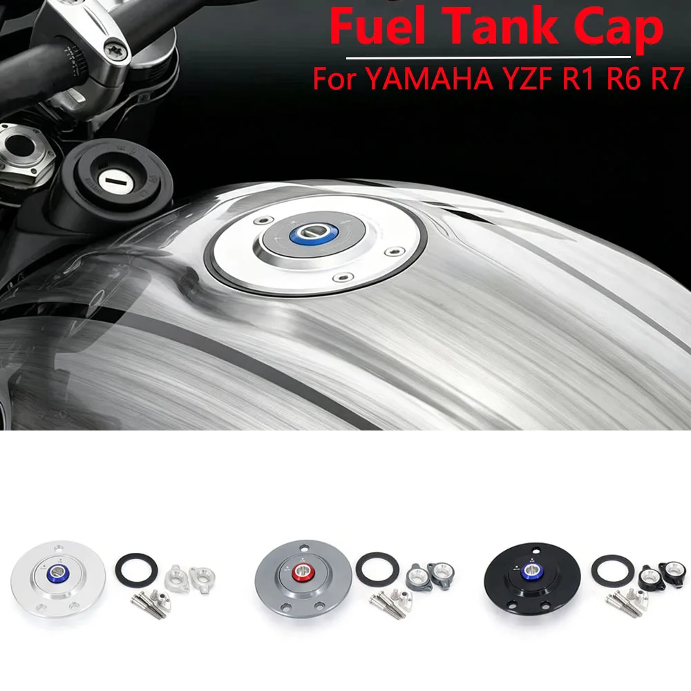 Fuel Cap Key FOR YAMAHA YZF R1 R1M R6 GYTR R6 Race R7  Motorcycle Accessories Gas Front Tank Cover