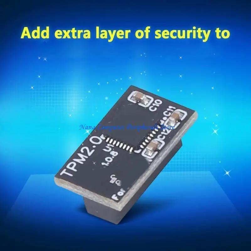 

F68C TPM2.0 Module SPI 14PIN Шифрующий запасной платформ Удаленную платформу для компьютера для компьютера