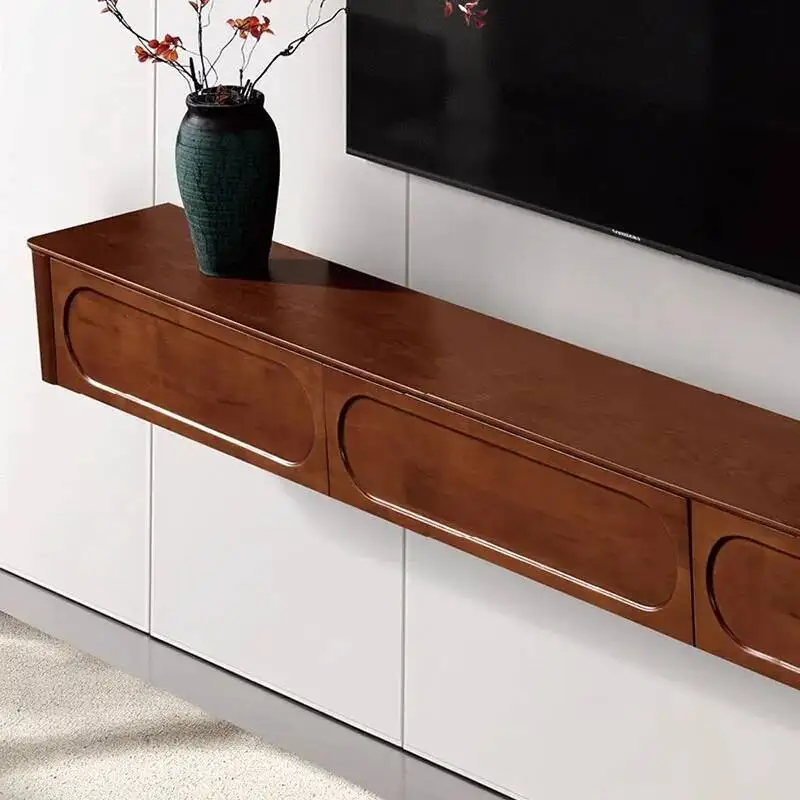

Stand Wabi Sabi Rustic Tv Minimalist Glamour Floating Beauty Tv Stand Universal Design Rack De Sala Televisão Tv Furniture