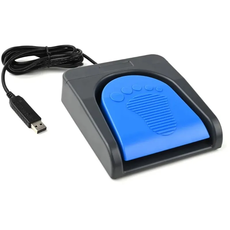 USB Single Foot Switch Game Control One Key Customized Computer Keyboard Action Pedal Switch Control for Gamer Gaming Ethusiast