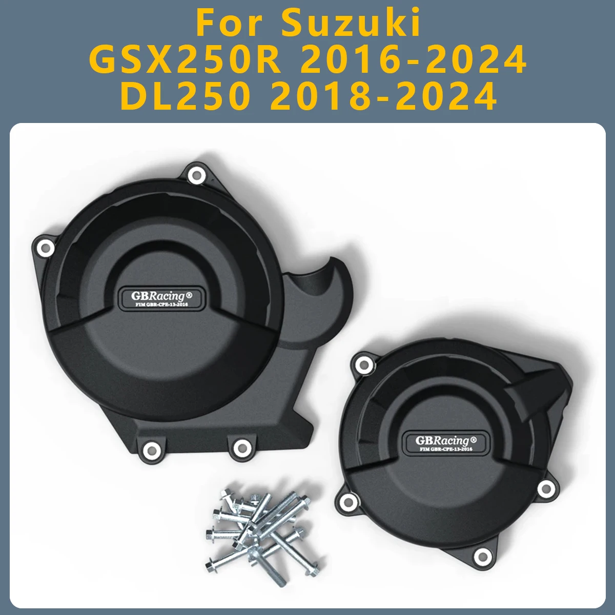 

Motorcycle Engine Cover Clutch Cover Protection Set For Suzuki GSX250R GSX 250R GSX-250R 2016-2024 DL250 DL 250 DL-250 2018-2024
