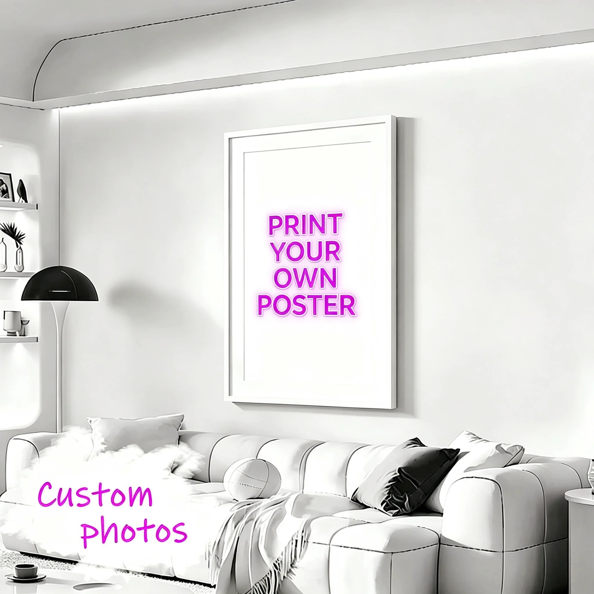 Print Your Own Poster Personalized Custom Canvas Printing for Family Life Pets Scenery Couple Friends Photo Home Decor Gifts