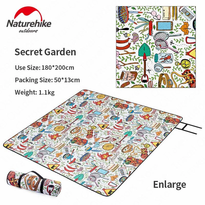 

Naturehike коврик для кемпинга ультразвуковые водонепроницаемые коврики для пикника уличный ультра-легкий портативный влагостойкий коврик для пикника путешествия пляжный коврик